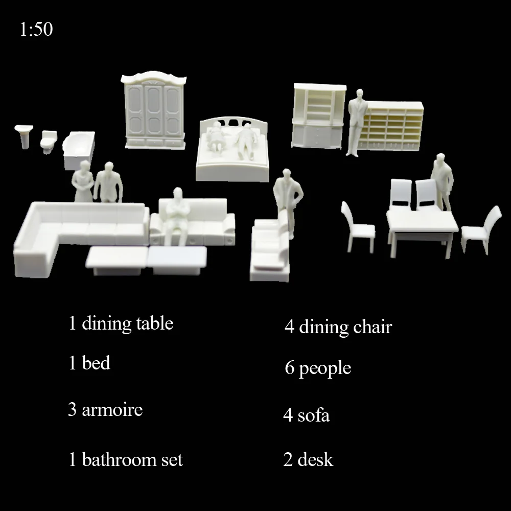 Miniature Indoor Furniture Set for Dioramas 6 Miniature Indoor Furniture Set for Dioramas - Image 6