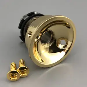 Vintage Tele Guitar Output Jack Socket in Gold, Black, Chrome 15 H483bf7f105004681996f3790ac3ff4a2R