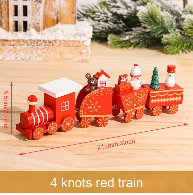 Wooden Christmas Train Decoration Set 2024 25 Wooden Christmas Train Decoration Set 2024 - Image 25