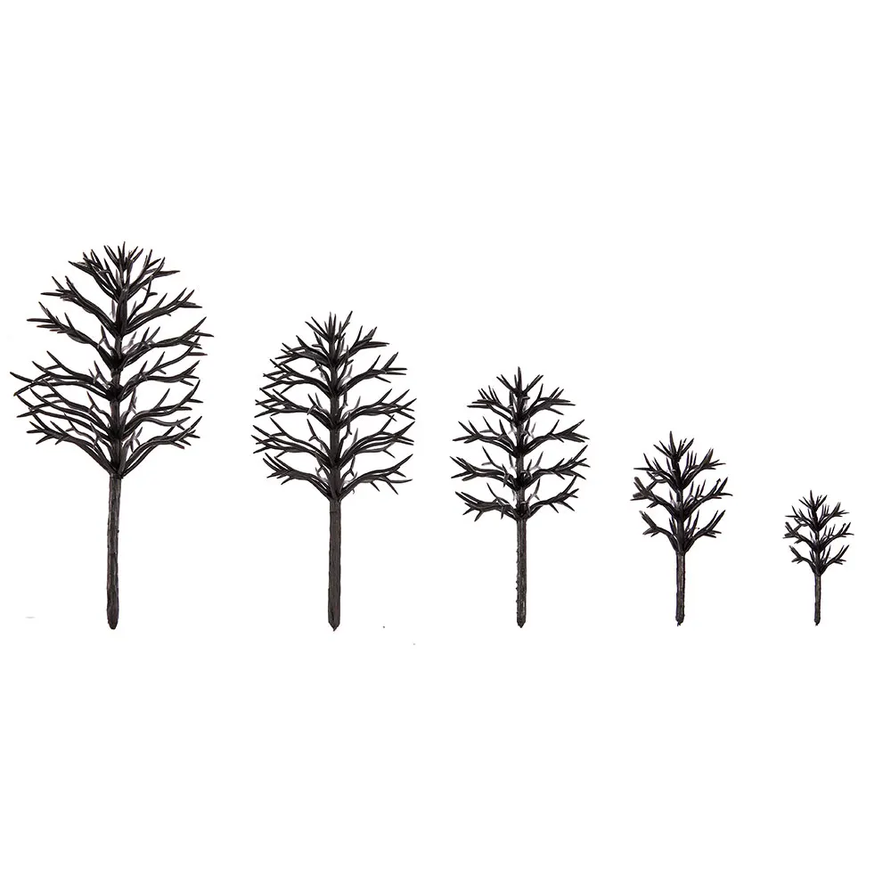 Miniature Black Trees Set for Dioramas 2 Miniature Black Trees Set for Dioramas - Image 2