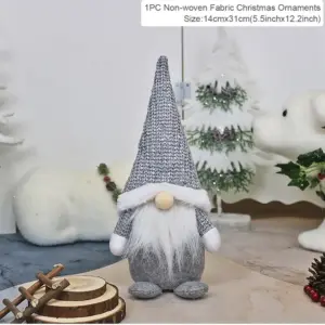 Faceless Santa Christmas Decor Dolls 20x16x8 cm 37 H62bf7e02bc6f46ceb312ebed3100162cd 2