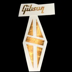 Golden Gibson Decal for Guitar Headstock 4 H6a16bf9c9bcb47acab32ff360d1585cae