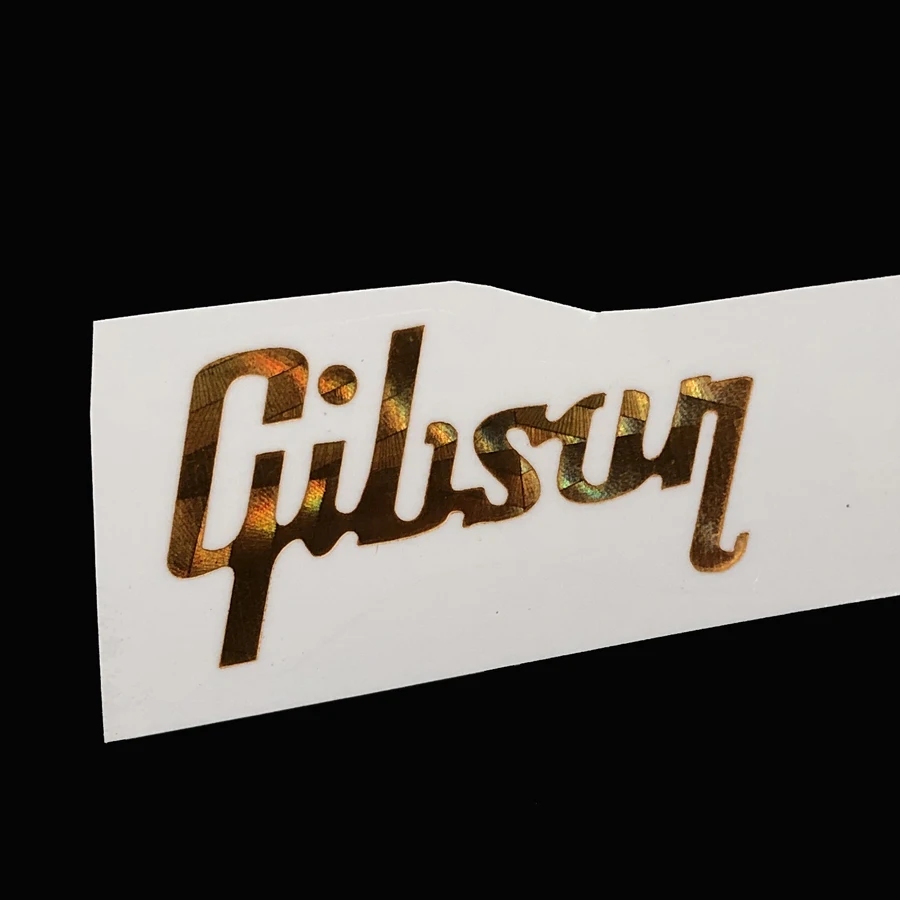 Gold Gibson Water Slide Decal for Guitar Pegheads 1 Gold Gibson Water Slide Decal for Guitar Pegheads