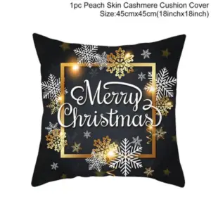 Luxurious 45x45cm Christmas Cushion Cover 34 H76c62668a75f4db4864f1c28ed846a96E
