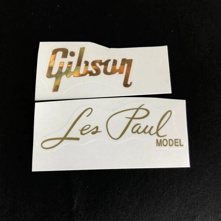 Gold Guitar Water Slide Decal for Gibson Les Paul 1 Gold Guitar Water Slide Decal for Gibson Les Paul