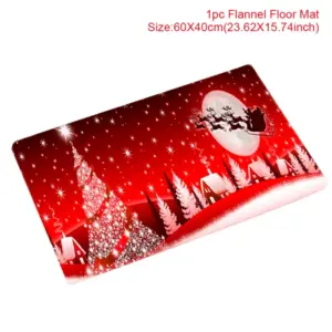 Festive Santa Christmas Door Mat 30x20x5 cm 41 H85198effe17e4d7397c4e8eb279a7ebfc
