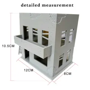 Damaged Building Model in 1:50 & 1:72 Scales 7 H9a5b5db46fee482ab0080224ac557a05P