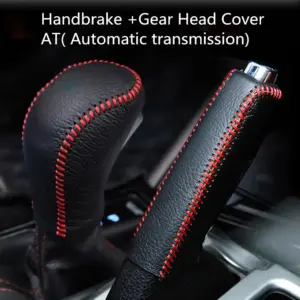 Leather Gear Shift & Handbrake Covers for Hyundai Creta ix25 19 HTB14lyPfu3tHKVjSZSgq6x4QFXav