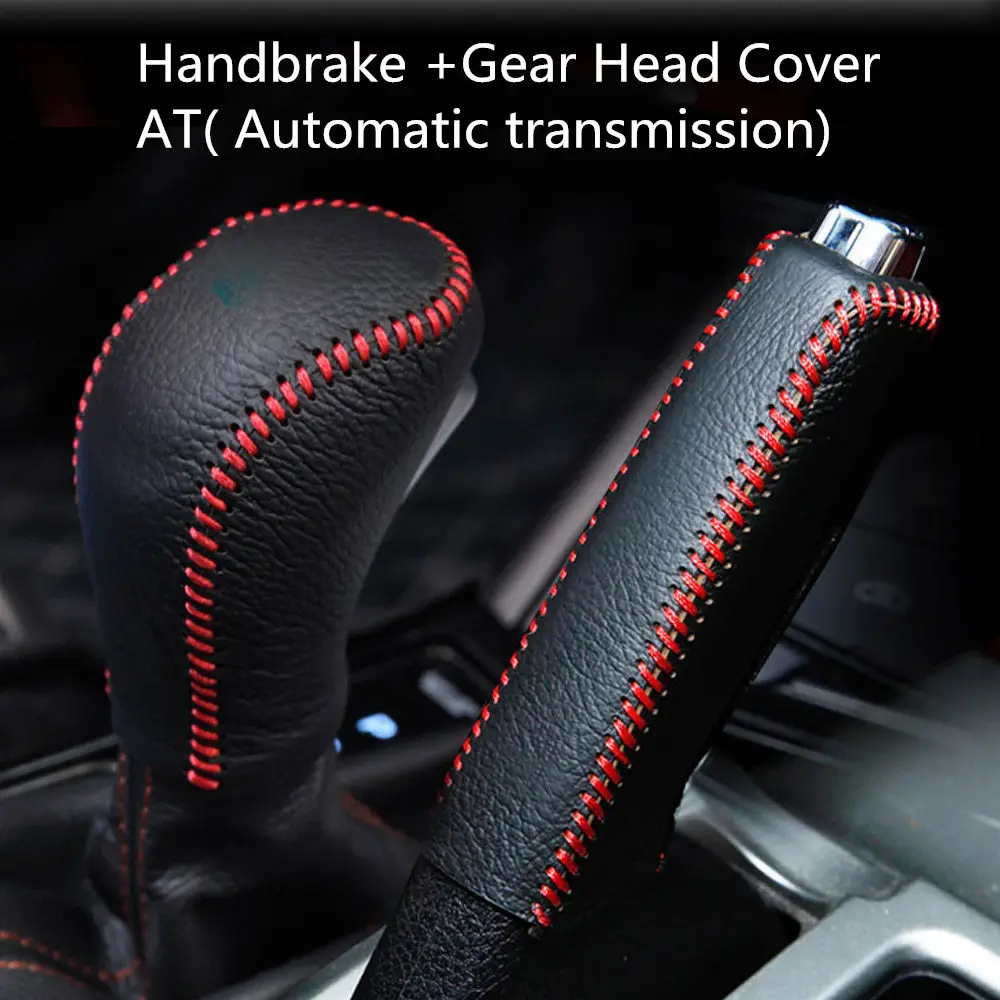 Leather Gear Shift & Handbrake Covers for Hyundai Creta ix25 10 Leather Gear Shift & Handbrake Covers for Hyundai Creta ix25 - Image 10