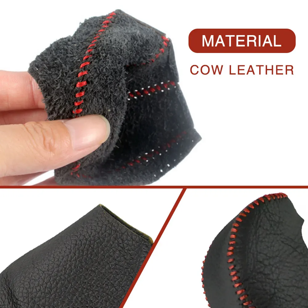 Leather Gear Shift & Handbrake Covers for Hyundai Creta ix25 3 Leather Gear Shift & Handbrake Covers for Hyundai Creta ix25 - Image 3