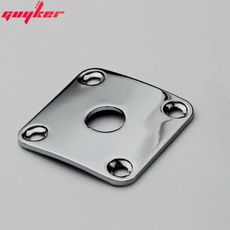 Square Curved Metal Jack Plate for Guitars 3 Square Curved Metal Jack Plate for Guitars - Image 3