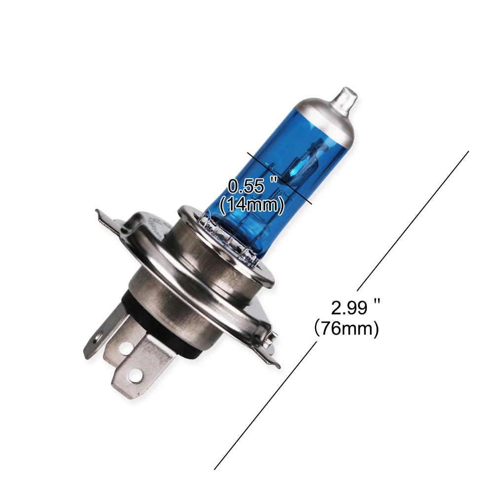 H4 55W Bright Car Halogen Bulb for Vehicles 4 H4 55W Bright Car Halogen Bulb for Vehicles - Image 4