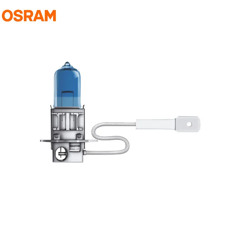 OSRAM H3 5000K Mega White Halogen Bulbs 2 OSRAM H3 5000K Mega White Halogen Bulbs - Image 2