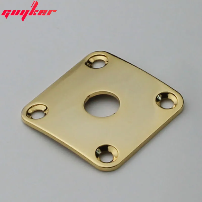Square Curved Metal Jack Plate for Guitars 5 Square Curved Metal Jack Plate for Guitars - Image 5