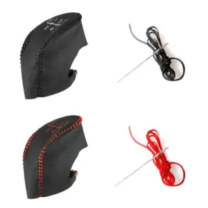 Leather Gear Shift & Handbrake Covers for Hyundai Creta ix25 13 HTB1olRUSrvpK1RjSZFqq6AXUVXa3