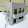 Damaged Building Model in 1:50 & 1:72 Scales