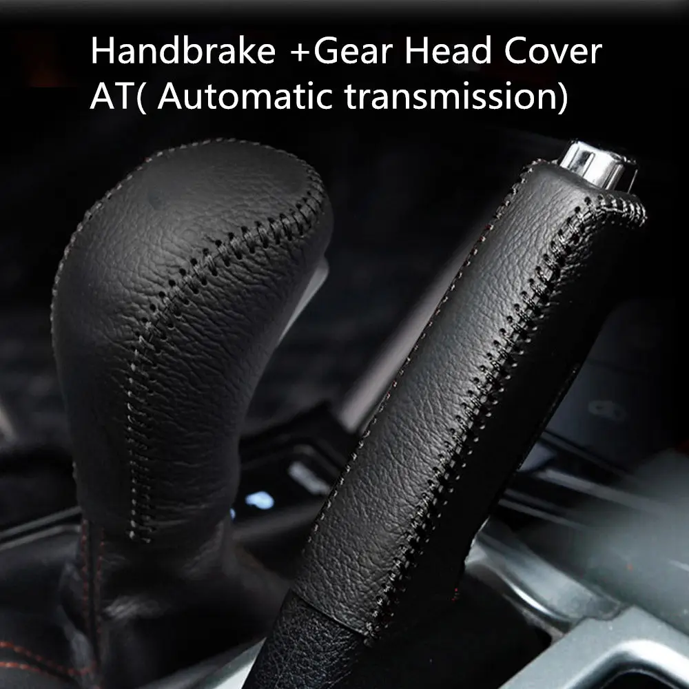 Leather Gear Shift & Handbrake Covers for Hyundai Creta ix25 9 Leather Gear Shift & Handbrake Covers for Hyundai Creta ix25 - Image 9