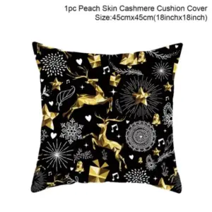 Luxurious 45x45cm Christmas Cushion Cover 40 Hb49682d020e04e1a9c1a4d675b618d18X