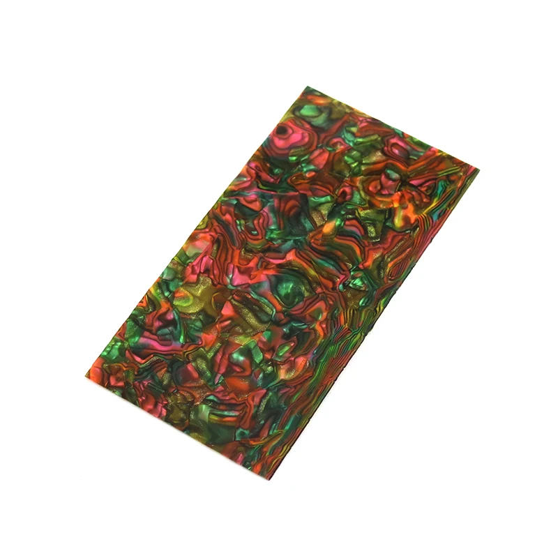 Vibrant Celluloid Guitar Headstock Veneer Sheets 4 Vibrant Celluloid Guitar Headstock Veneer Sheets - Image 4