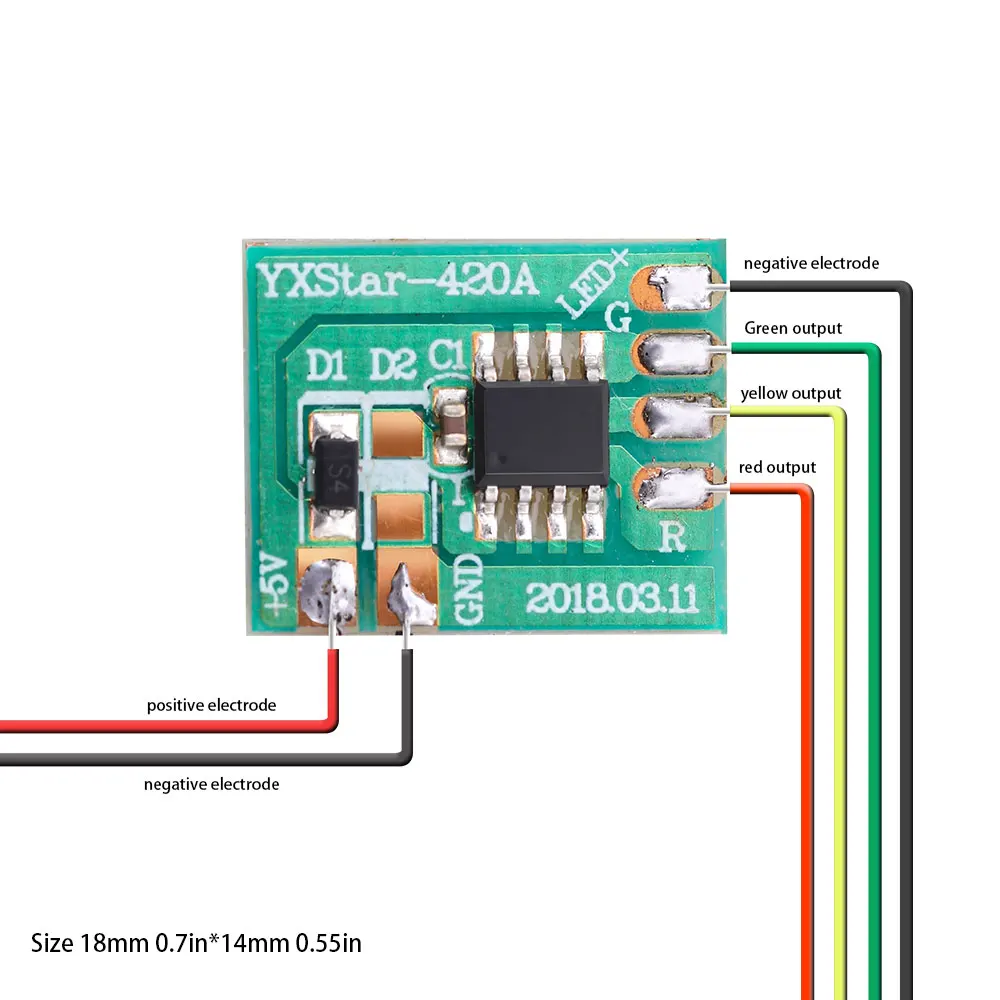 Miniature Traffic Signal Circuit Board for Model Trains 3 Miniature Traffic Signal Circuit Board for Model Trains - Image 3