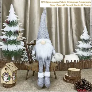 Faceless Santa Christmas Decor Dolls 20x16x8 cm 52 He3a5216ecbea4eeca611bc9bd2708b9cY 2