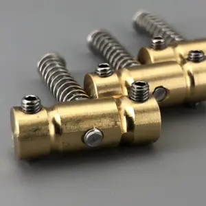 Brass Telecaster Saddle Bridge Set