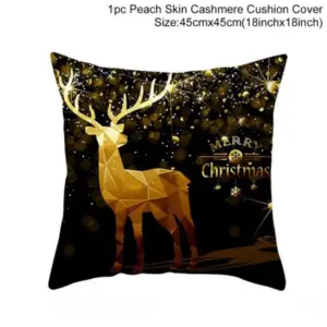 Luxurious 45x45cm Christmas Cushion Cover 27 Heba83309fa794e9b9d764eacf25b67fb7