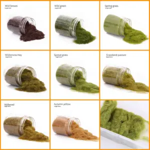 Static Grass Flock for Models, 30g, 3-8mm