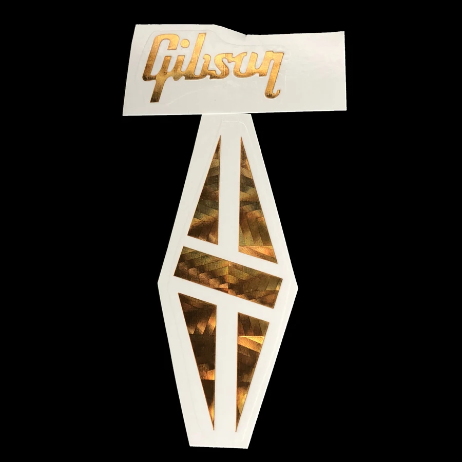 Golden Gibson Decal for Guitar Headstock 3 Golden Gibson Decal for Guitar Headstock - Image 3