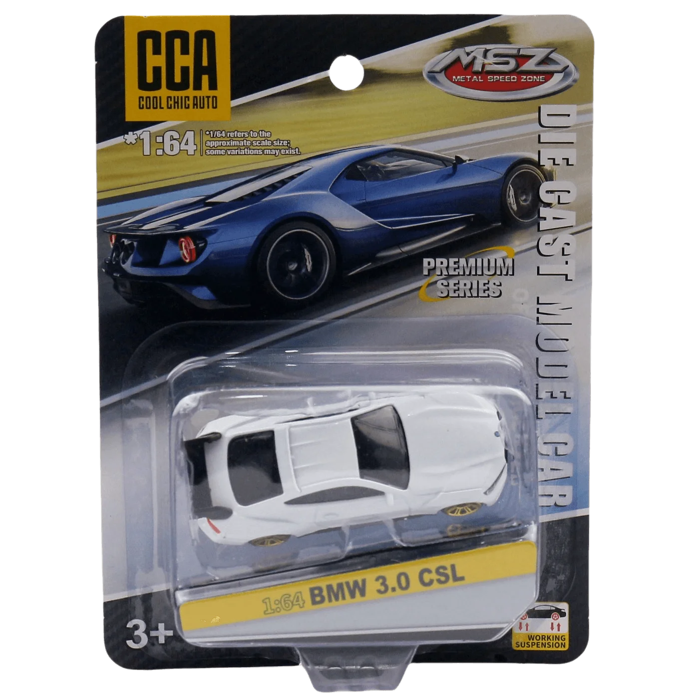 BMW 3.0 CSL 1:64 Diecast Model for Collectors 3 BMW 3.0 CSL 1:64 Diecast Model for Collectors - Image 3