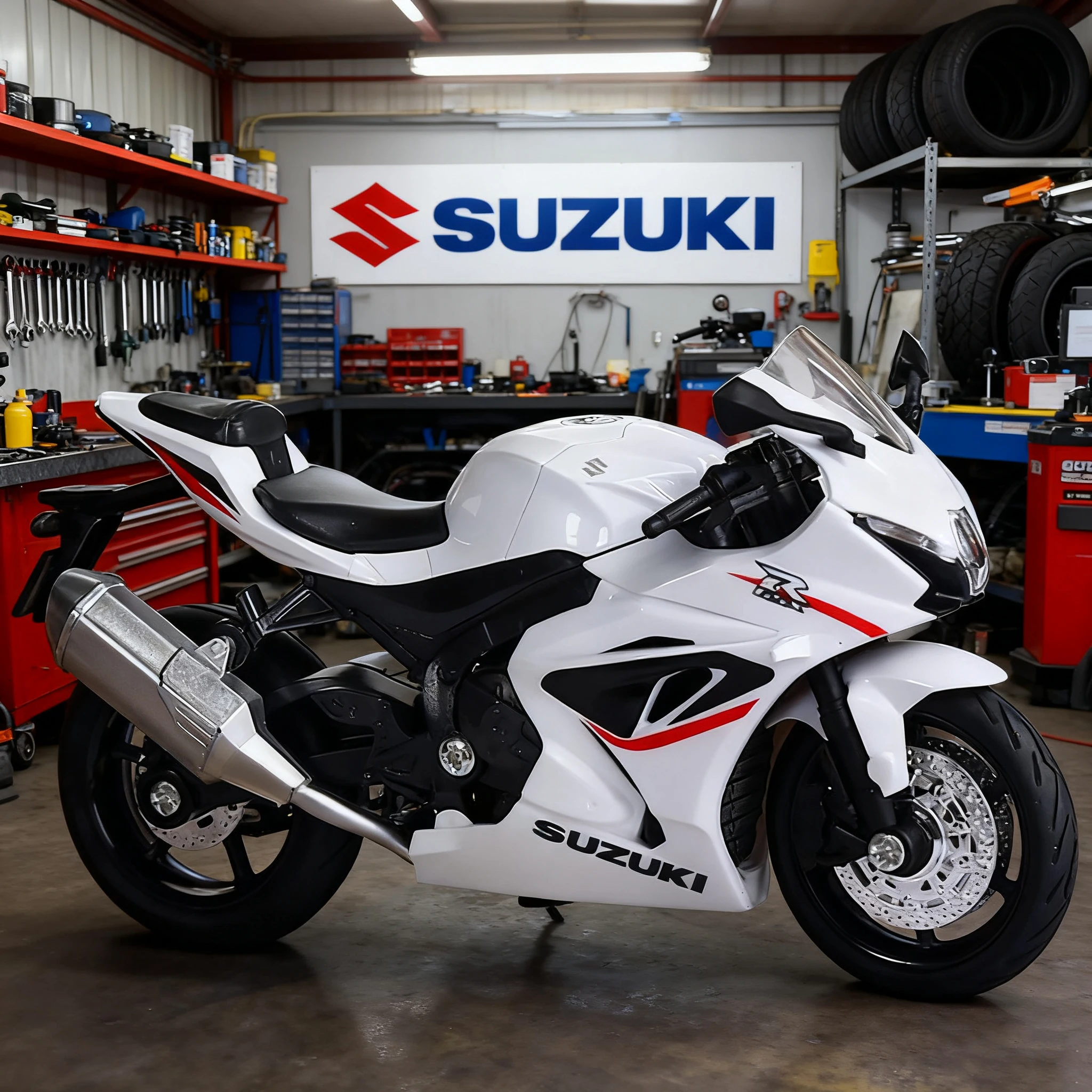 1/18 Suzuki GSX1000R Hayabusa Diecast Model 2 1/18 Suzuki GSX1000R Hayabusa Diecast Model - Image 2