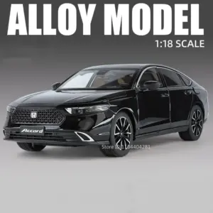 Black Honda Accord Diecast Model 1:18 Scale 18 S008e6e65a6124b4bbdfcbdddbf8079c2l