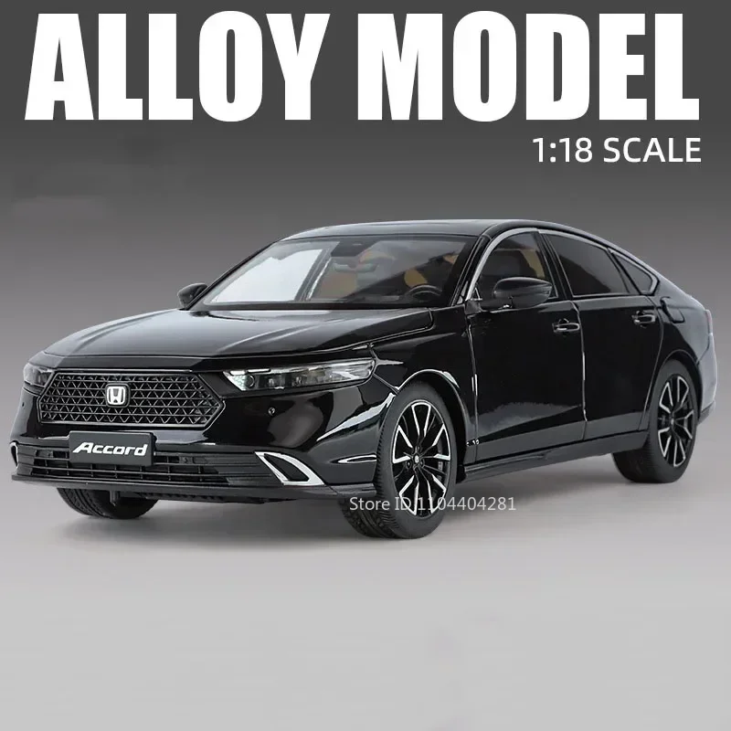 Black Honda Accord Diecast Model 1:18 Scale 9 Black Honda Accord Diecast Model 1:18 Scale - Image 9