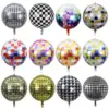 Disco Foil Balloon 22-Inch Reflective Decor