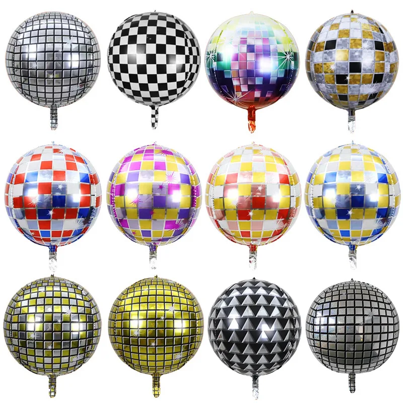Disco Foil Balloon 22-Inch Reflective Decor 1 Disco Foil Balloon 22-Inch Reflective Decor