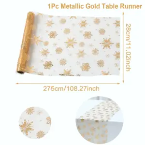 Festive Snowflake Christmas Table Runner 20 S00f70e0a60054ab1ace2907b8afb25fbu