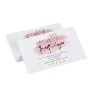 Thank You Kraft Paper Cards Set (30 Pieces)