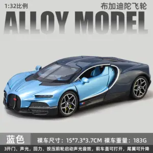 Vibrant Light Blue Alloy Model Car, 1:32 Scale 13 S022163501c9e4d17aac317c41f5104ccc