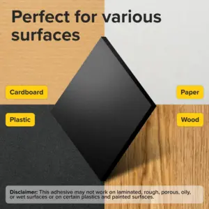 Black Magnetic Tiles Set with Adhesive Backing 7 S0231703fd0384093a57cd9dbdd50a35el