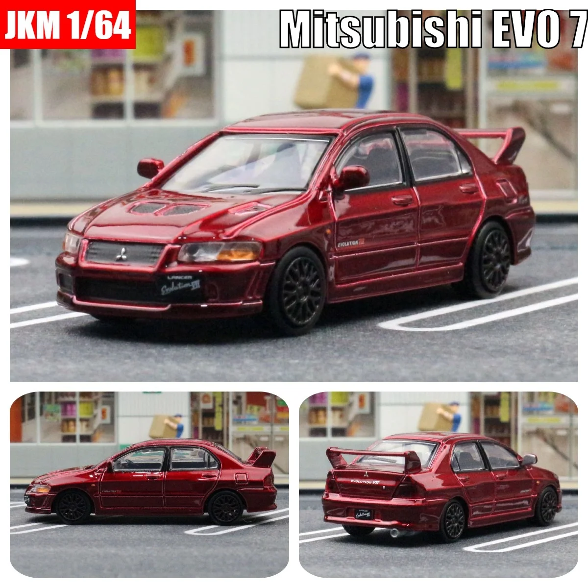 1:64 Scale Mitsubishi Lancer Evolution VII Model 10 1:64 Scale Mitsubishi Lancer Evolution VII Model - Image 10