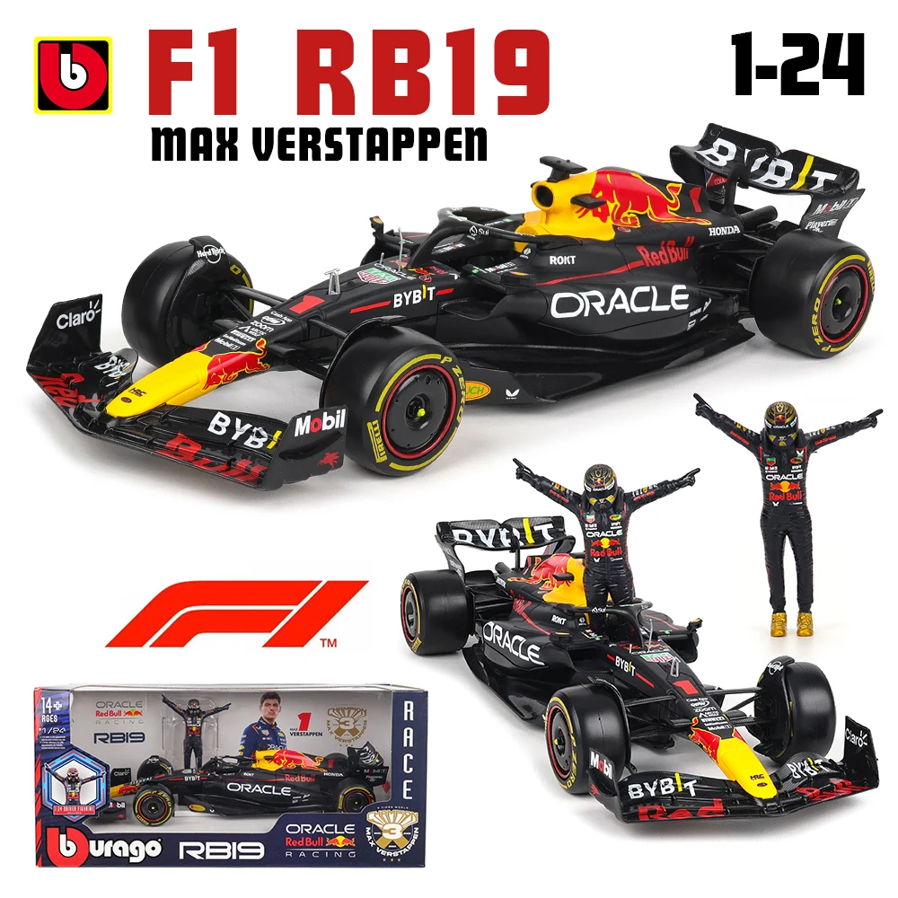 Red Bull RB19 1:24 Scale Diecast Model 1 Red Bull RB19 1:24 Scale Diecast Model
