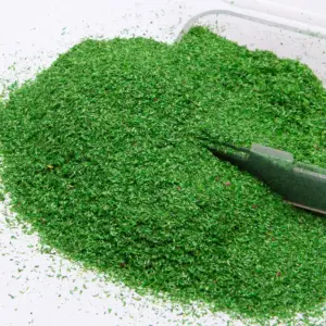 Vibrant Green Model Foliage for HO and N Scale