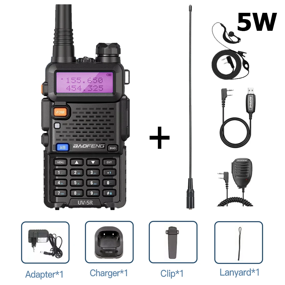 Baofeng UV-5R Dual-Band Walkie Talkie 7 Baofeng UV-5R Dual-Band Walkie Talkie - Image 7