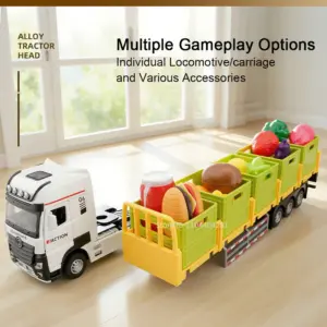 1:32 Alloy Freight Transport Truck Model 12 S02dcc5f4c6a04c019418c4826483d1adl