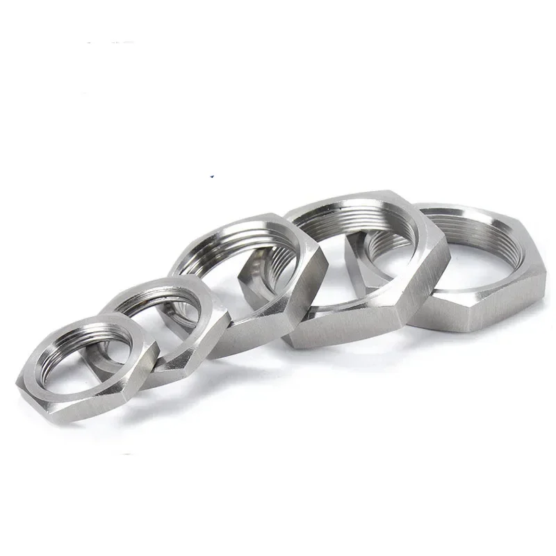 304 Stainless Steel Hex Lock Nuts for Pipes 2 304 Stainless Steel Hex Lock Nuts for Pipes - Image 2