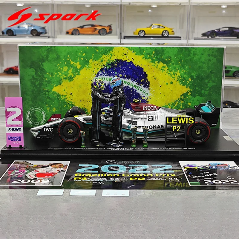 Mercedes F1 W13 1:18 Resin Model with Driver Figures 6 Mercedes F1 W13 1:18 Resin Model with Driver Figures - Image 6