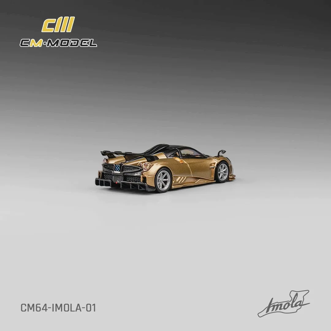 Pagani Imola 1:64 Diecast Model in Black-Orange 5 Pagani Imola 1:64 Diecast Model in Black-Orange - Image 5