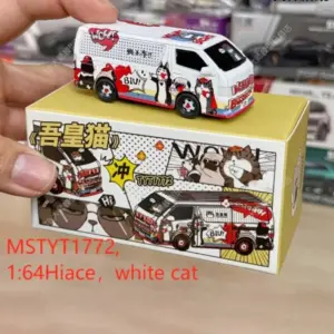 Black and Red Toyota HiAce 1/64 Scale Model 14 S03becc02af764543a805a3e13fa2296c4