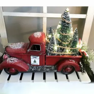 Vintage Red Truck Christmas Ornament 8 S03cbcc2c403b417ab8c63f94e78afc03C