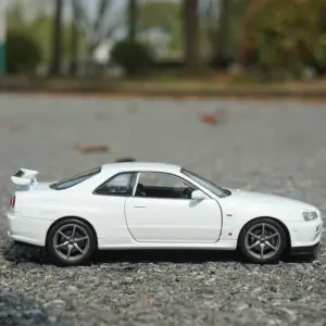 Blue Nissan Skyline GTR R34 Scale Model 1:24 14 S044cbfe6c2d24ff3a35a190183ef7499a